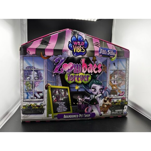 Zombaes Forever Other - Zombaes Forever Wild Vibes Abandoned Customizable Pet Shop Doll Playset‎ NEW